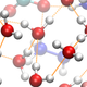 Water and hydrazinium trifluoroacetate mix